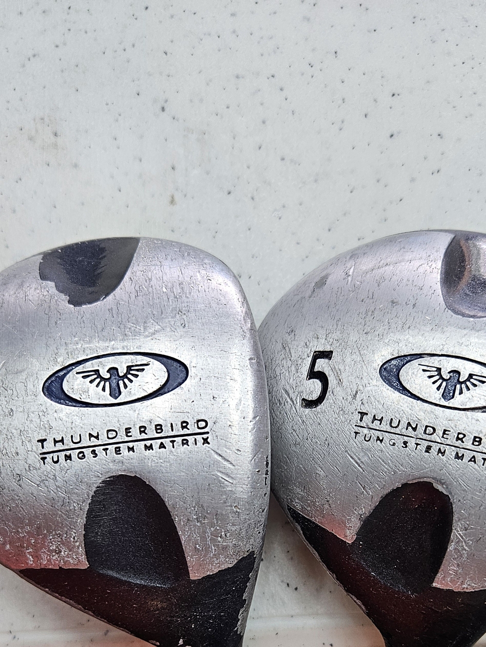 Thunderbird Tungsten Matrix fairway woods (a 3-wood and a 5-wood)